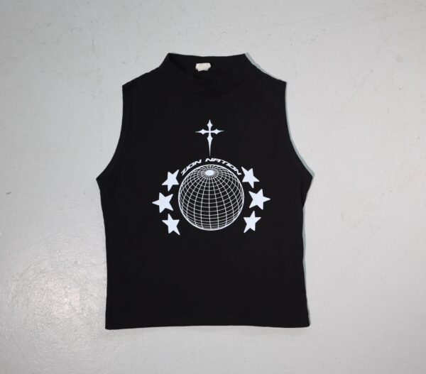 IMG-20250522-WA0022 Zion Icon Black High Neck Crop Top