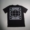 Zion Dome Acid Washed Black Oversized T shirt