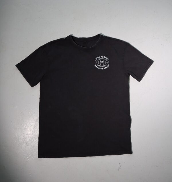 Zion Dome Acid Washed Black Oversized T shirt