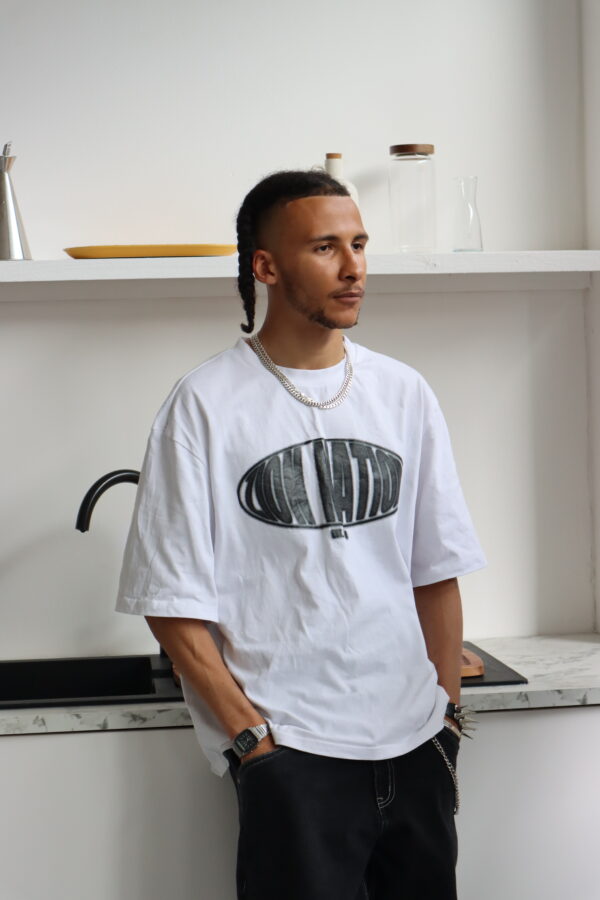 Zion Zen White Oversized T shirt